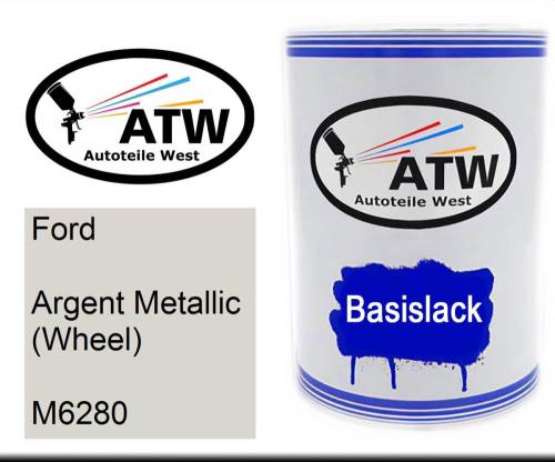 Ford, Argent Metallic (Wheel), M6280: 500ml Lackdose, von ATW Autoteile West.